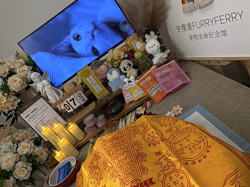 宠物骨灰交付与纪念品